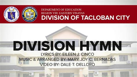 DEPED TACLOBAN CITY DIVISION HYMN 2020 .